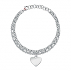 Bracciale SECTOR donna Emotion doppia maglia / cuore