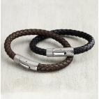 Bracciale SECTOR uomo Bandy pelle marrone - 22 cm