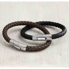 Bracciale SECTOR uomo Bandy pelle marrone - 20 cm