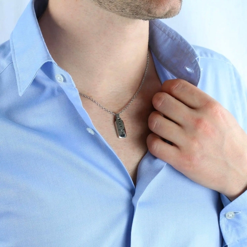 Morellato Cross pendant ss+black uomo SKR31