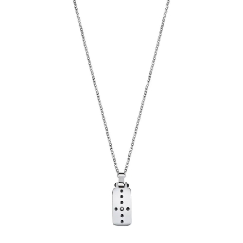 Morellato Cross pendant ss+black uomo SKR31