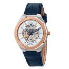 Maserati Stile – Orologio Uomo Automatico Pelle Blu (R8821142001)