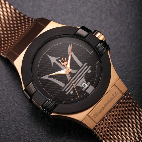 Maserati Potenza – Orologio Uomo Oro Rosa e...