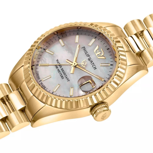 Orologio PHILIP WATCH donna Caribe data dorato...
