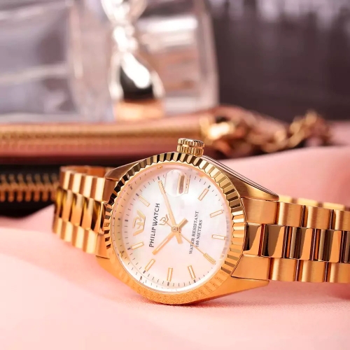 Orologio PHILIP WATCH donna Caribe data dorato...