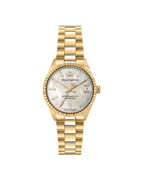 Orologio PHILIP WATCH donna Caribe data dorato / madreperla