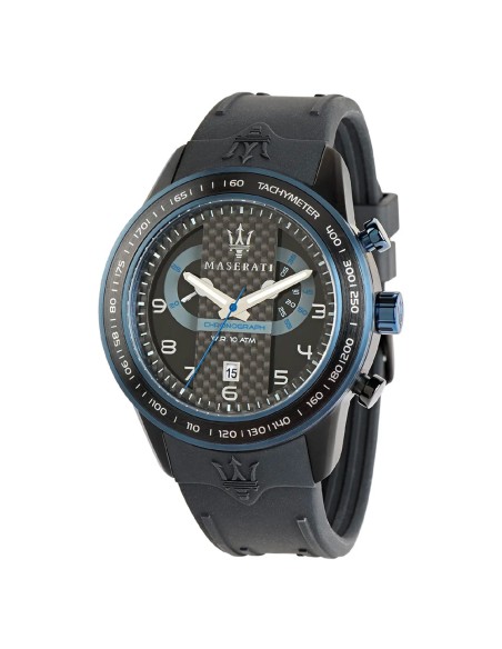 Orologio MASERATI uomo Corsa cronografo gomma nero