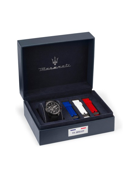Orologio MASERATI uomo Successo gomma nero - Special Kit