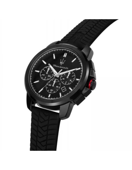 Orologio MASERATI uomo Successo gomma nero - Special Kit