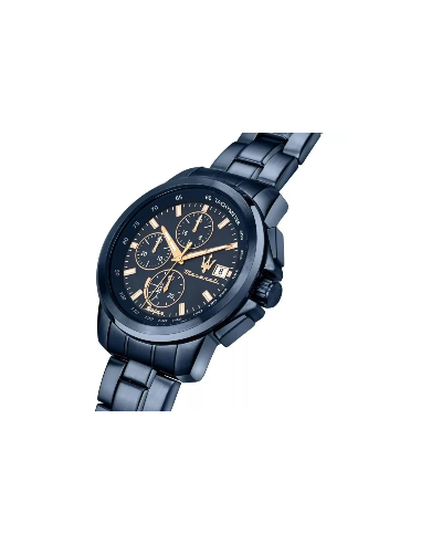 Orologio MASERATI uomo Solar blue cronografo...