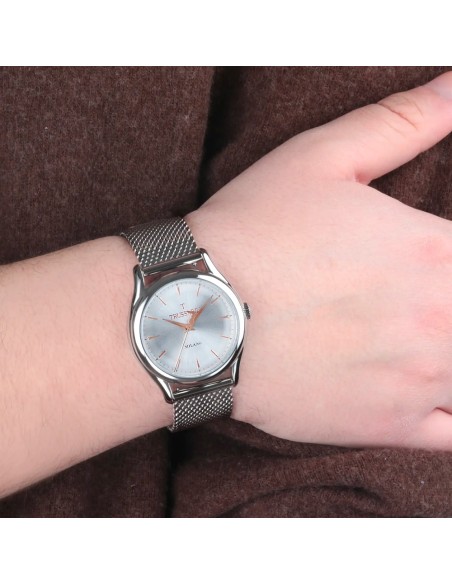 Orologio TRUSSARDI uomo T-light solo tempo acciaio / silver