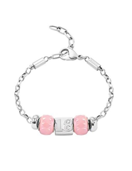 Bracciale MORELLATO donna Drops acciaio 18 anni / rosa