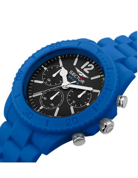Orologio SECTOR uomo Diver multifunzione gomma blu / nero