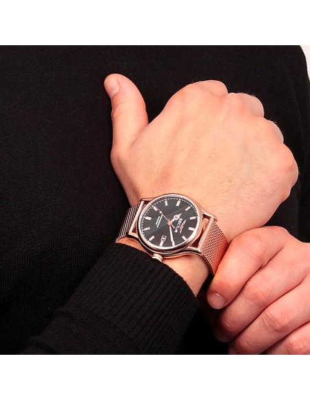 Sector 660 – Orologio Uomo Acciaio Rosa/Nero con Datario (R3253517020)