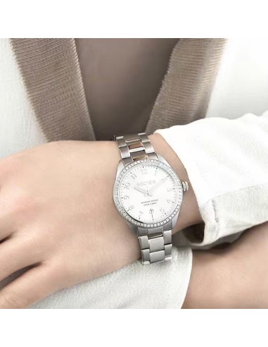 Orologio SECTOR donna 120 datario acciaio / silver