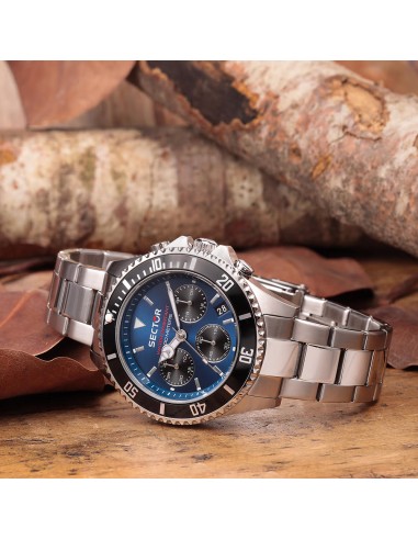 Orologio SECTOR uomo 230 cronografo acciaio / blu
