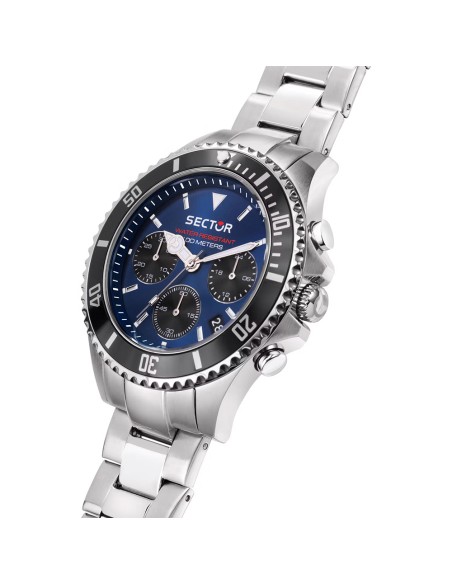 Orologio SECTOR uomo 230 cronografo acciaio / blu