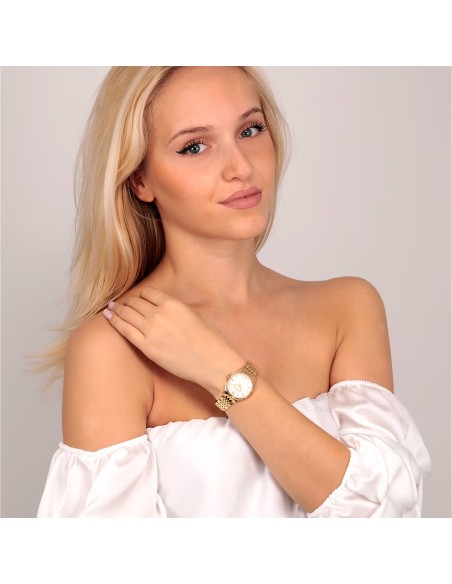 Philip Watch Roma – Orologio Donna Dorato/Bianco (R8253217508)