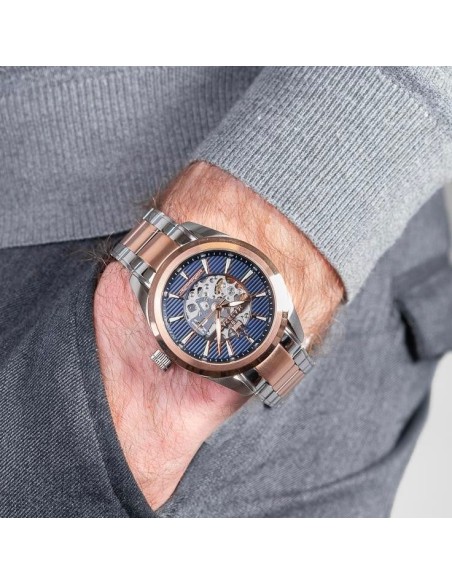 Orologio MASERATI uomo Traguardo Automatico bicolore / blu