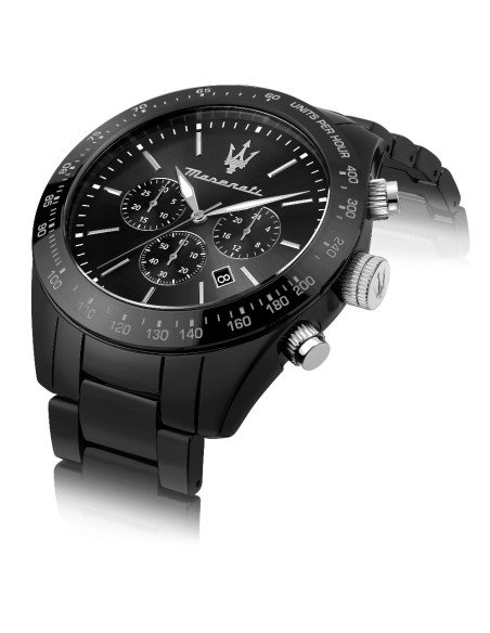Orologio MASERATI uomo Traguardo Ceramic cronografo nero