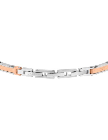 Bracciale MORELLATO uomo Urban acciaio oro rosa