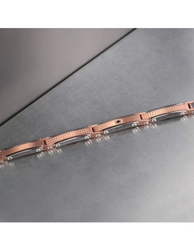 Bracciale MORELLATO uomo Urban acciaio oro rosa