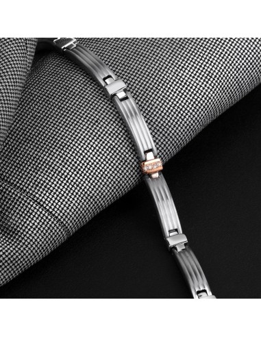 Bracciale MORELLATO uomo Motown acciaio / crystal