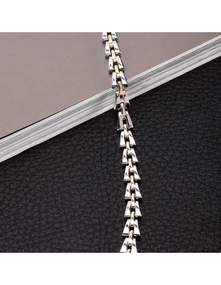 Bracciale MORELLATO uomo Motown acciaio bicolore