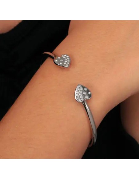 Bracciale MORELLATO donna Passioni bangle acciaio / cuore