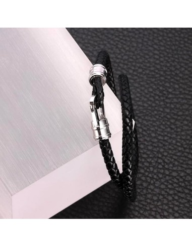 Bracciale MORELLATO uomo Moody pelle nero /...