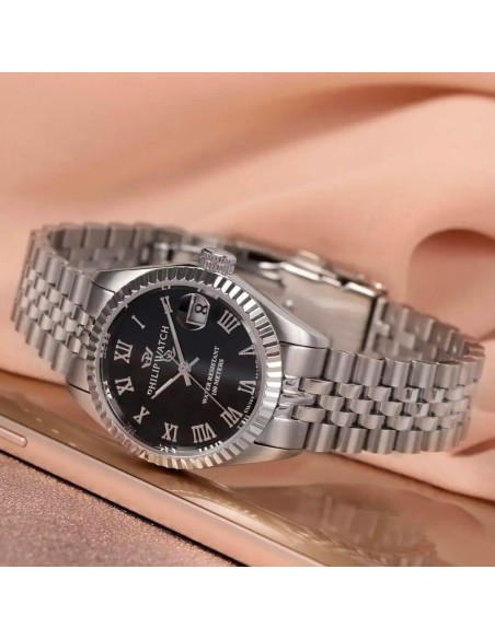 Orologio PHILIP WATCH donna Caribe data acciaio / nero