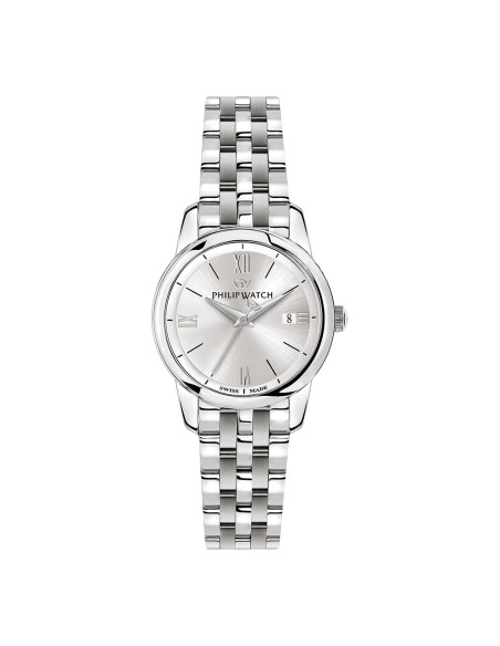 Orologio PHILIP WATCH donna Anniversary datario acciaio / silver