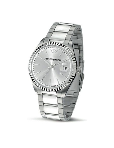 Orologio PHILIP WATCH uomo Caribe data acciaio / silver