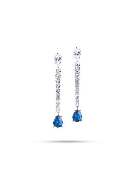 Orecchini MORELLATO donna Tesori argento 925 / pietre blu