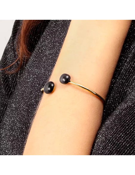 Bracciale MORELLATO Gemma bangle oro / nero arg. 925
