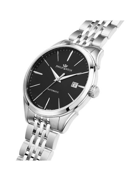 Philip Watch Roma – Orologio Uomo Automatico Acciaio/Nero (R8223217001)