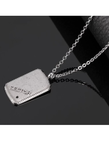 Pendente SECTOR uomo Energy textured tag - 50 cm