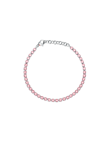 Bracciale SECTOR donna Tennis cristalli rosa