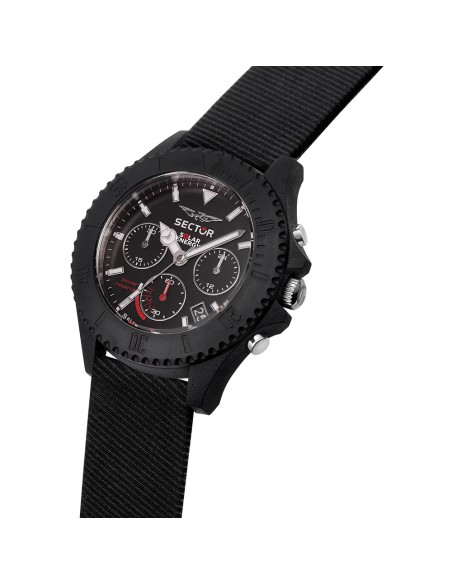Orologio SECTOR uomo Save the Ocean cronografo / nero
