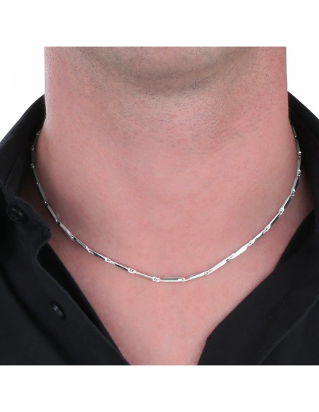 Collana SECTOR uomo Energy in acciaio