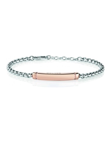 Bracciale SECTOR uomo Basic acciaio / oro rosa