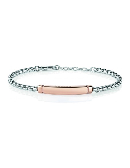 Bracciale SECTOR uomo Basic acciaio / oro rosa