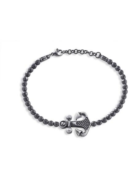 Bracciale SECTOR uomo Vintage hematite / ancora
