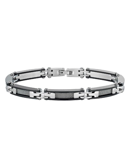 Bracciale SECTOR uomo Energy acciaio / nero