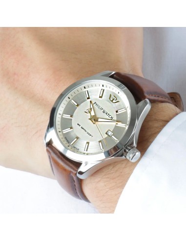 Orologio PHILIP WATCH uomo Blaze data pelle...