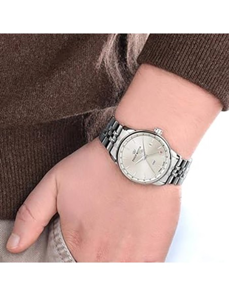 Orologio PHILIP WATCH uomo Anniversary GMT acciaio / champagne
