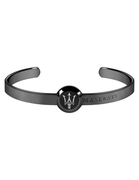 Bracciale MASERATI uomo bangle acciaio nero