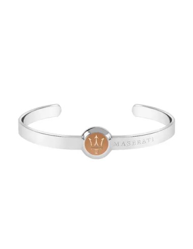 Bracciale MASERATI uomo bangle acciaio / oro rosa