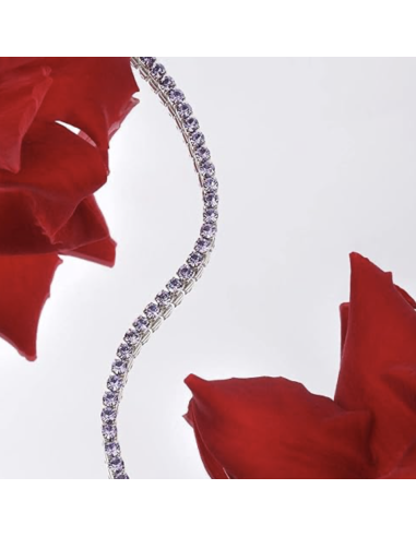 Bracciale SECTOR Tennis donna tanzanite crystals
