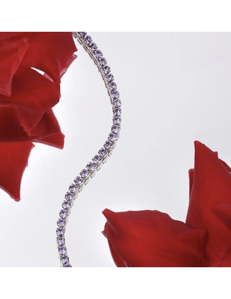 Bracciale SECTOR Tennis donna tanzanite crystals